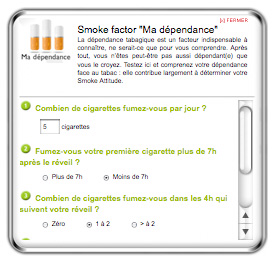 Smoke factor "Ma dépendance"